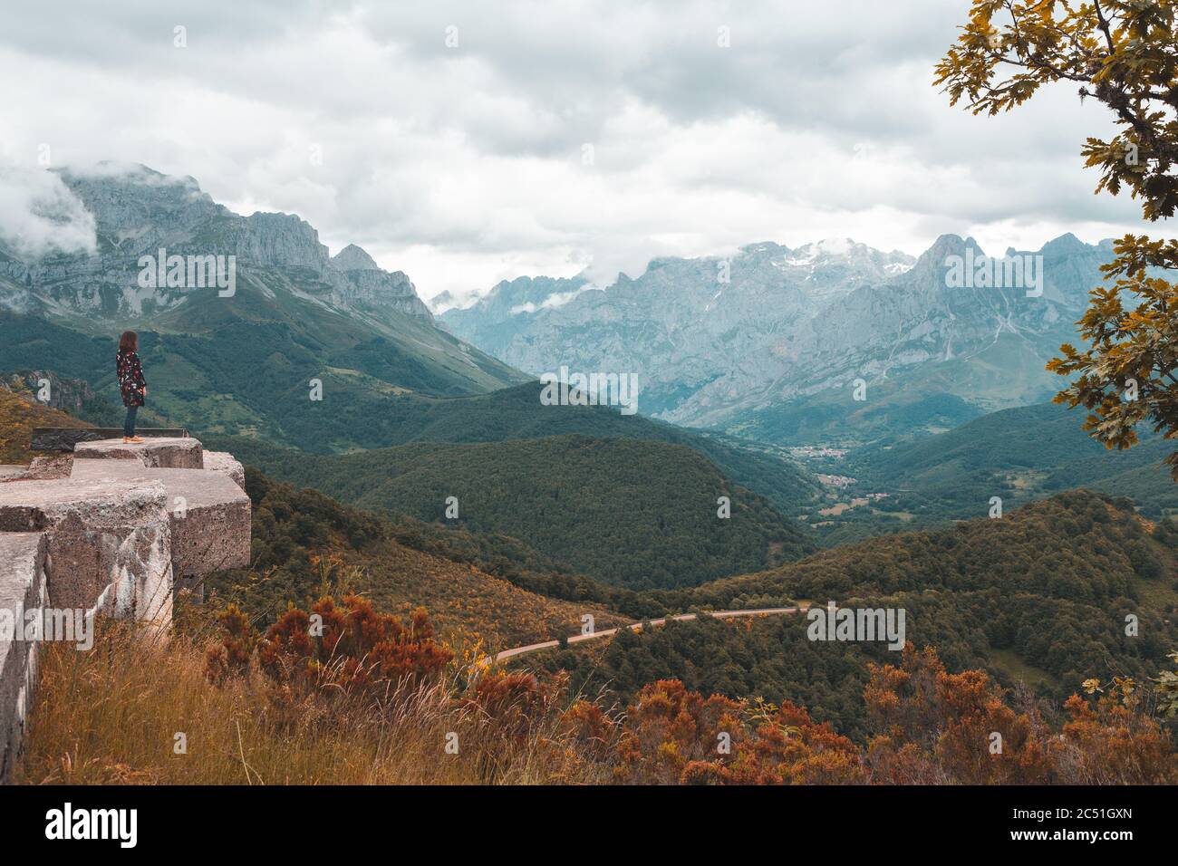 Mirador de Piedrashistas, Posada de Valdeon, Leon Banque D'Images