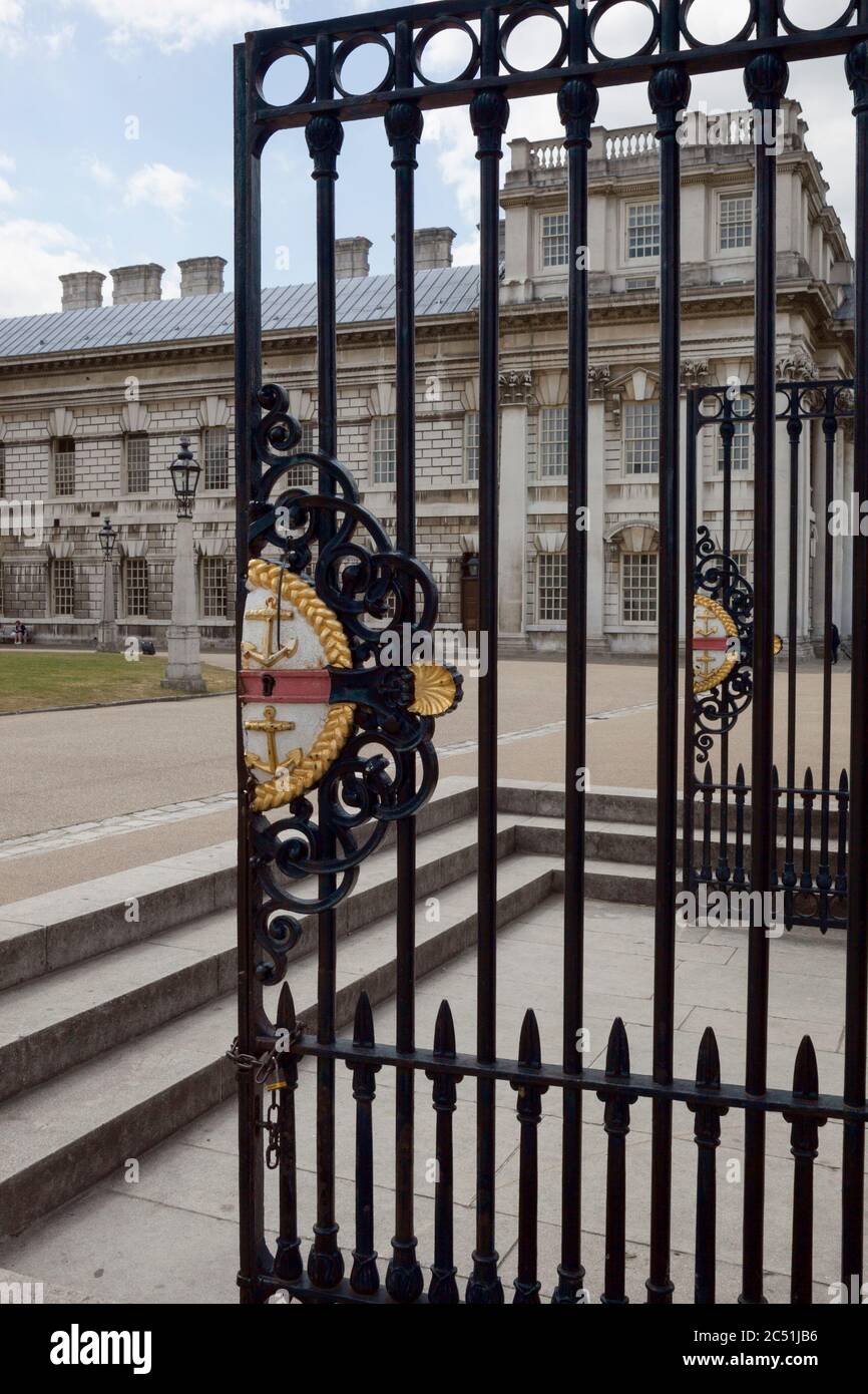 Admirals House Old Royal Navy College Greenwich Londres Banque D'Images