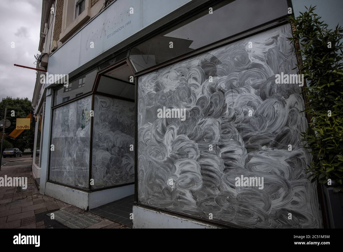 La boutique Cath Kidston est entrée en administration alors que le tournoi de Wimbledon tennis Championships 2020 est annulé, ce qui entraîne une perte économique de 100 £ dans la région. Banque D'Images