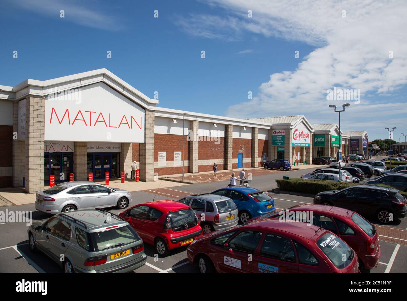 Matalan, Jubilee Retail Park, Weymouth Banque D'Images
