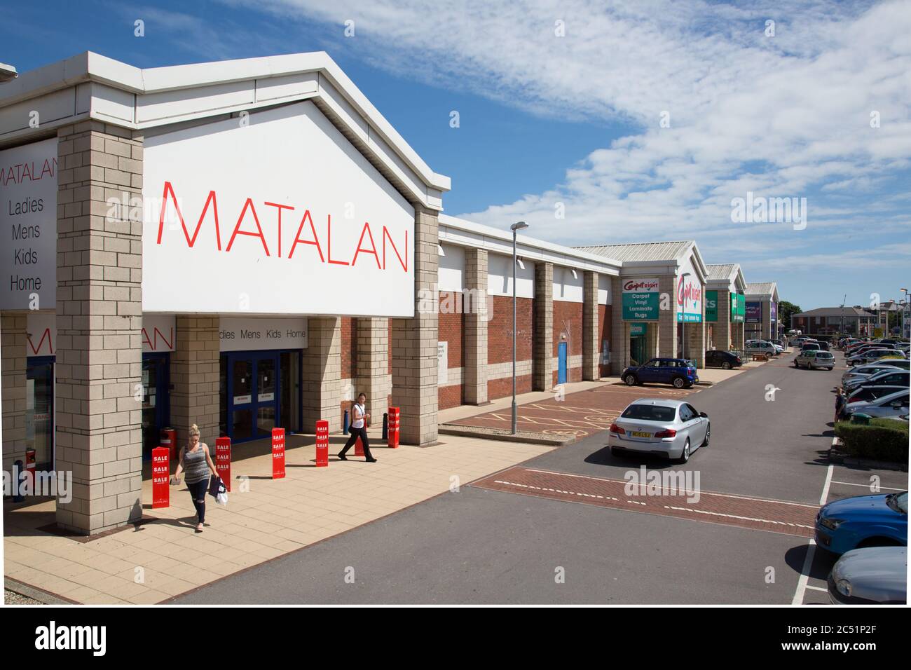 Matalan, Jubilee Retail Park, Weymouth Banque D'Images