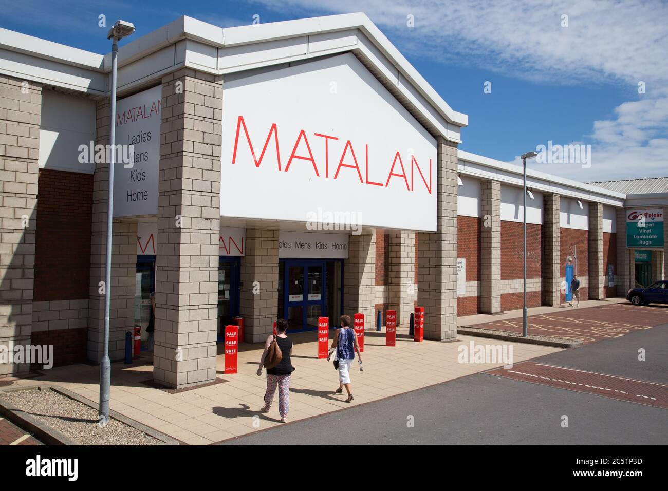 Matalan, Jubilee Retail Park, Weymouth Banque D'Images