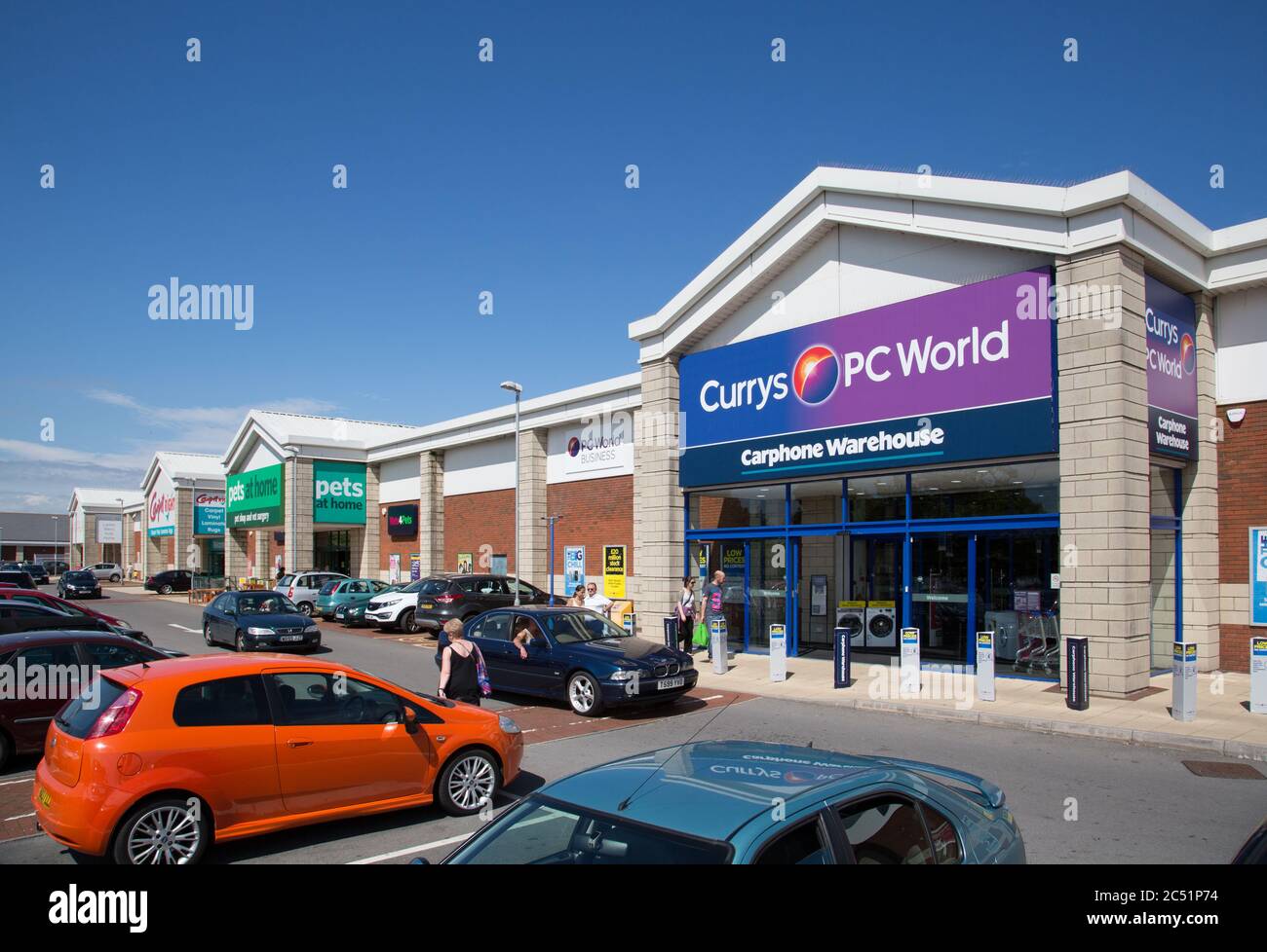 Jubilee Retail Park, Weymouth Banque D'Images