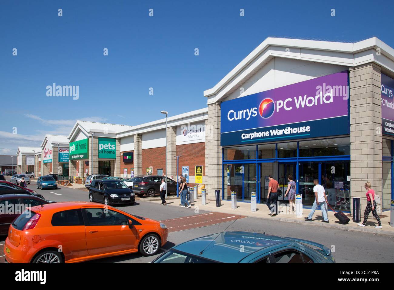 Jubilee Retail Park, Weymouth Banque D'Images