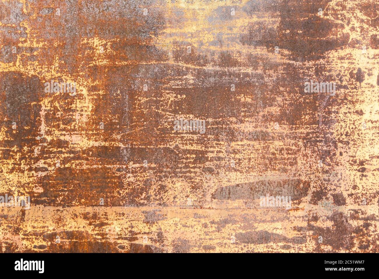 Arrière-plan rusty brun rouge orange mur métal Banque D'Images