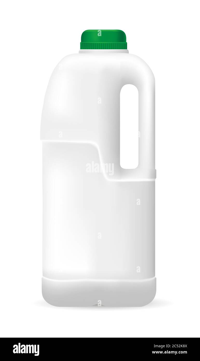 Biberon pour le lait, le jus ou autre, sur fond blanc. Illustration vectorielle réaliste Illustration de Vecteur