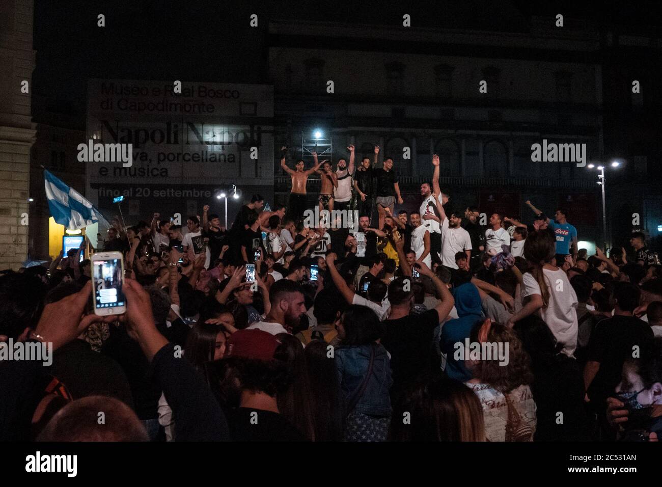 Napoli Coca Cola Cup Coppa Italia 2020 Banque D'Images