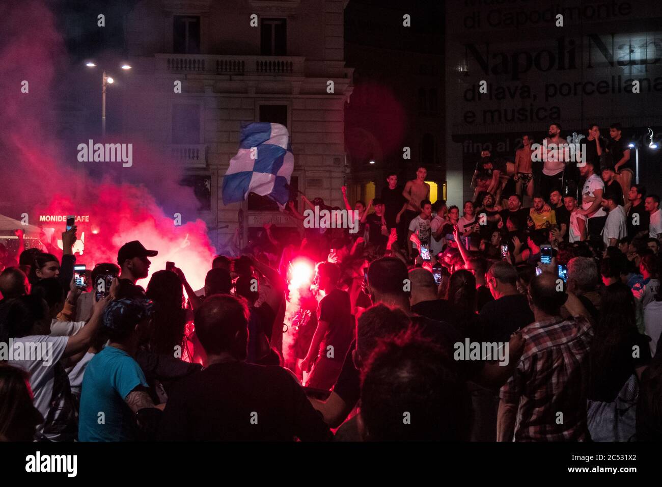 Napoli Coca Cola Cup Coppa Italia 2020 Banque D'Images