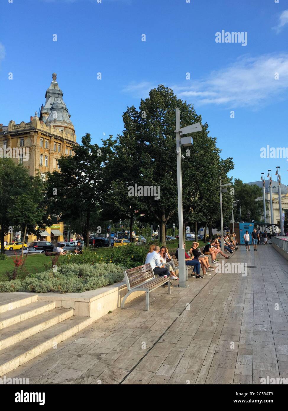 Le centre-ville de Budapest Banque D'Images