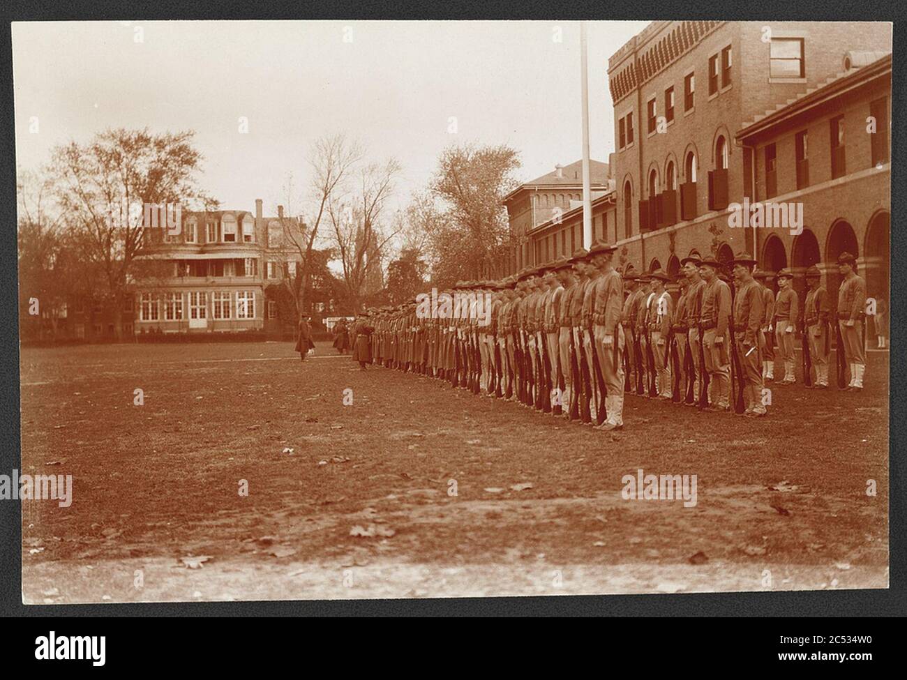 L'inspection, les casernes, Washington, D.C. Banque D'Images