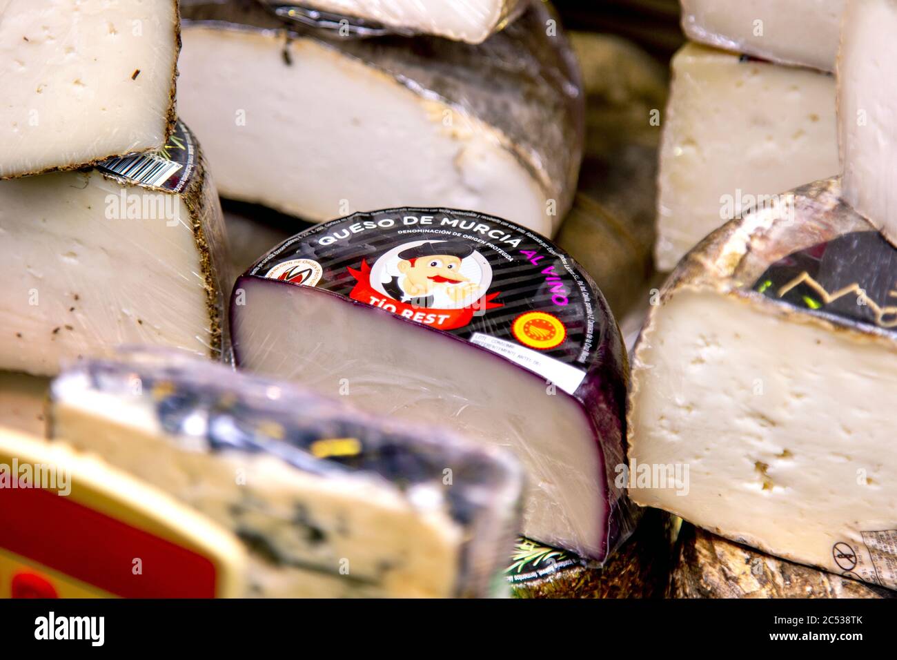 Queso de murcia al vino Banque de photographies et d’images à haute