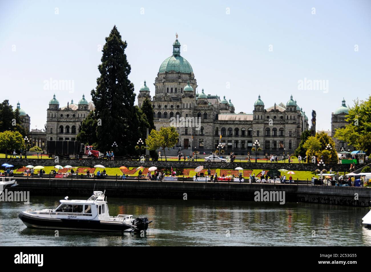 L'Assemblée législative de la Colombie-Britannique à Victoria, île de Vancouver, Canada Banque D'Images