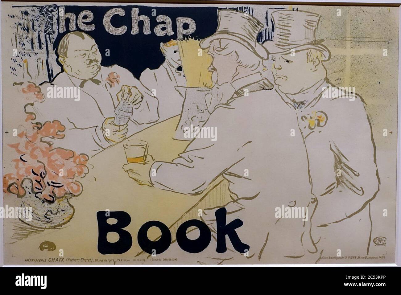 Irish and American Bar, rue Royale - The CHAP Book, par Henri de Toulouse-Lautrec, 1895, pinceau, crayon et lithographie à la crasse, Wittrock P18 (B) Banque D'Images