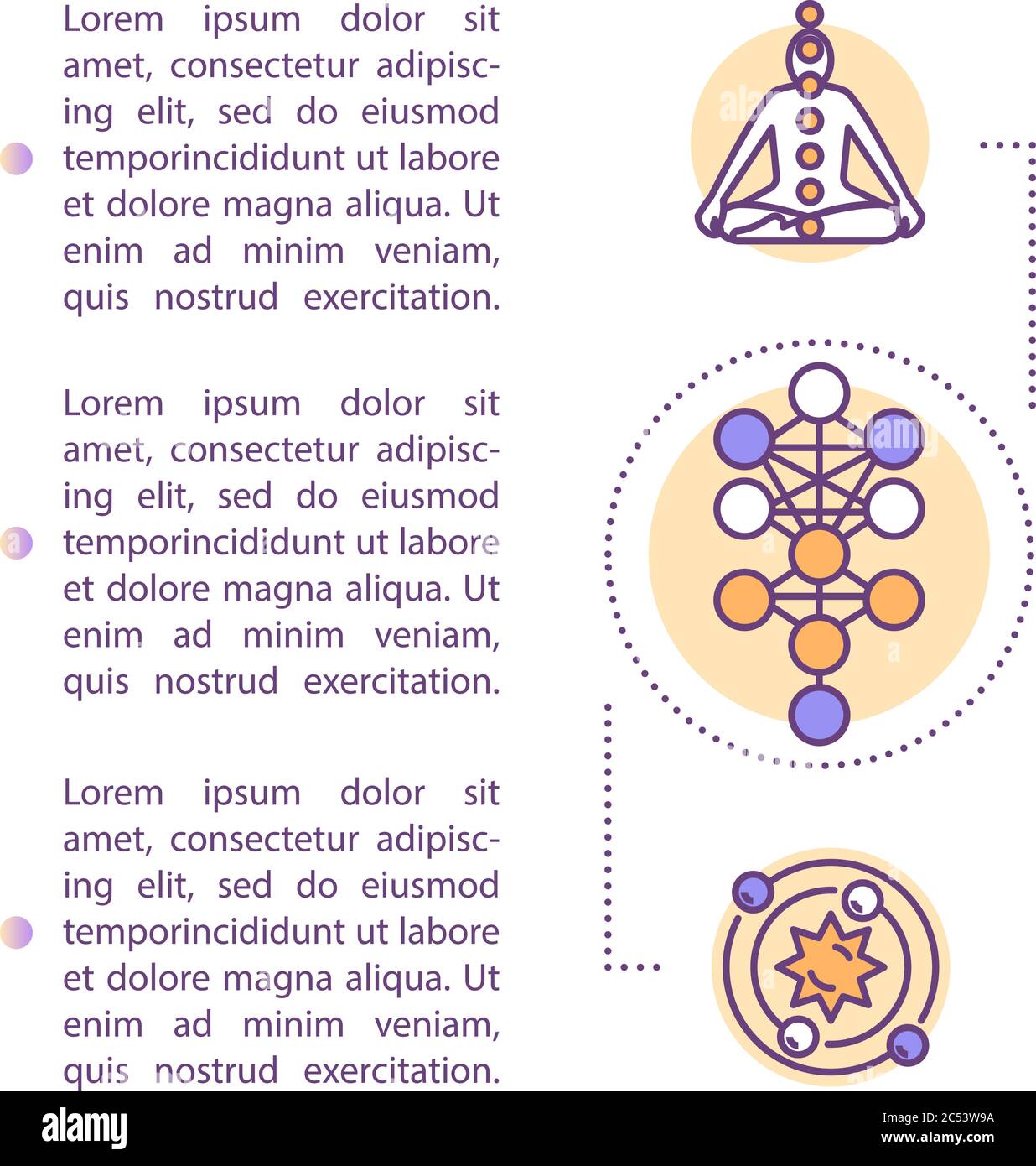 Icône de concept Human Body Design avec texte Illustration de Vecteur