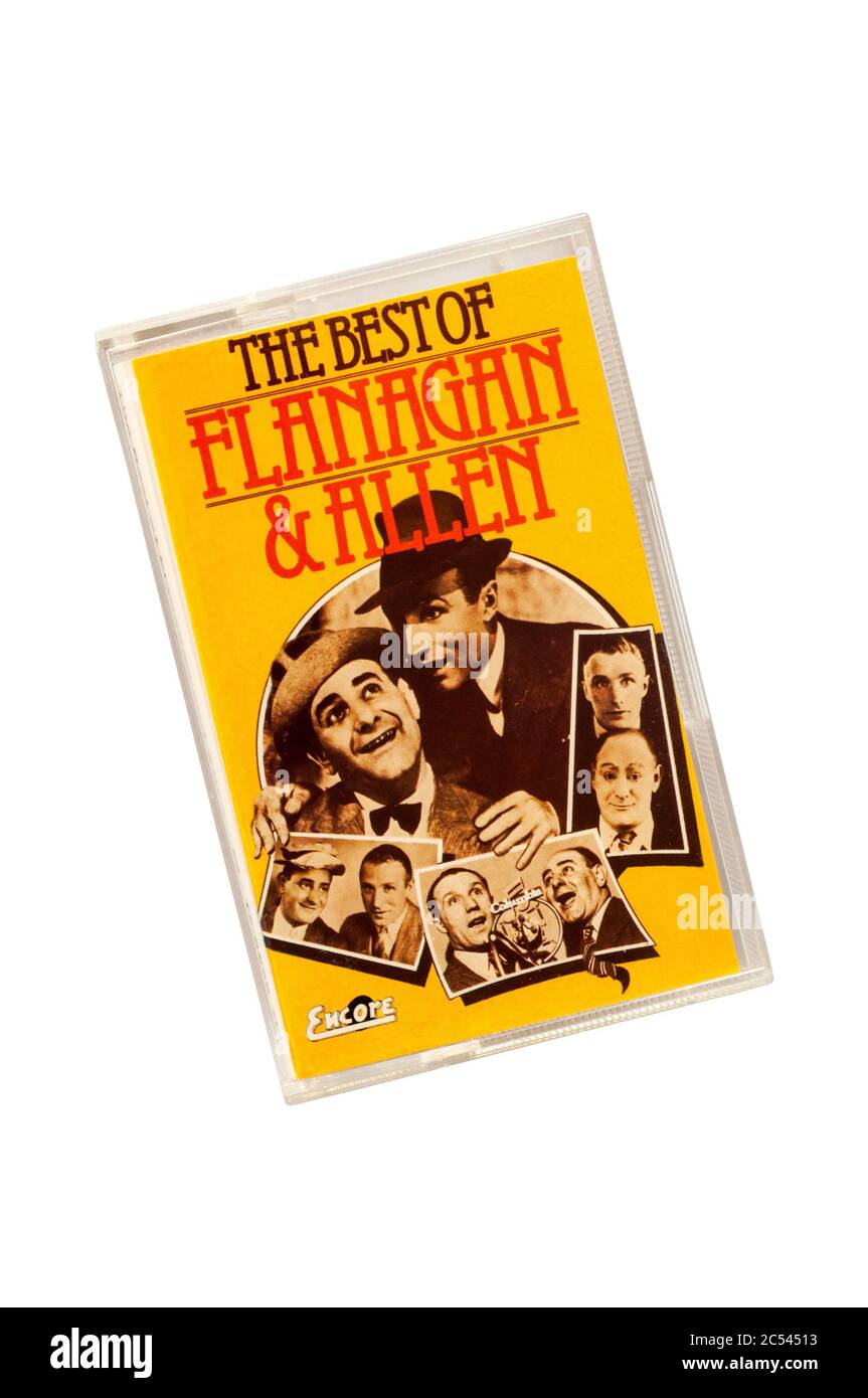 Cassette pré-enregistrée du Best of Flanagan & Allen. Publié en 1978. Banque D'Images