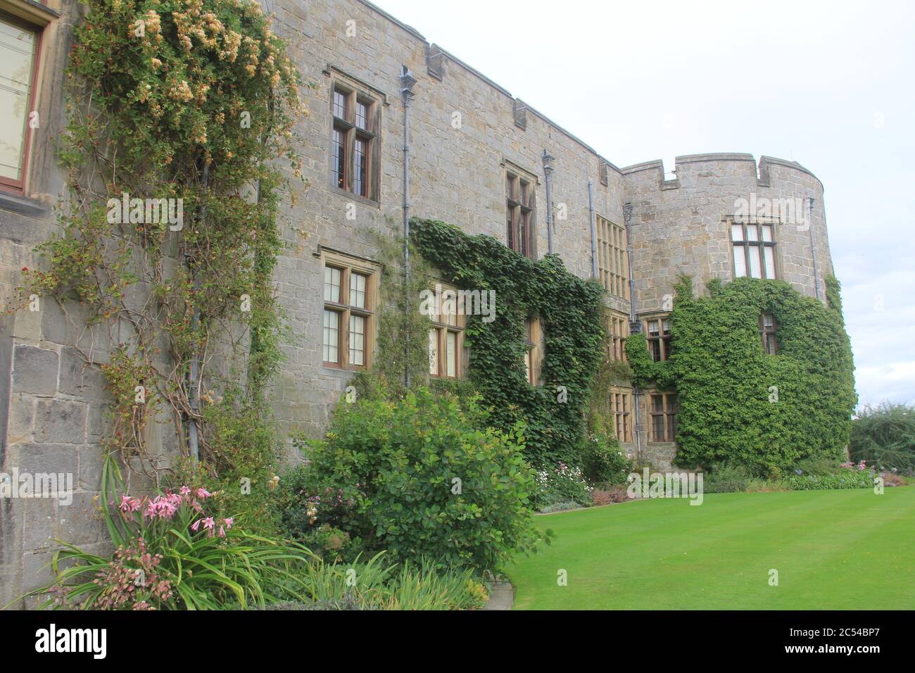 Château de Chirk au pays de Galles Banque D'Images