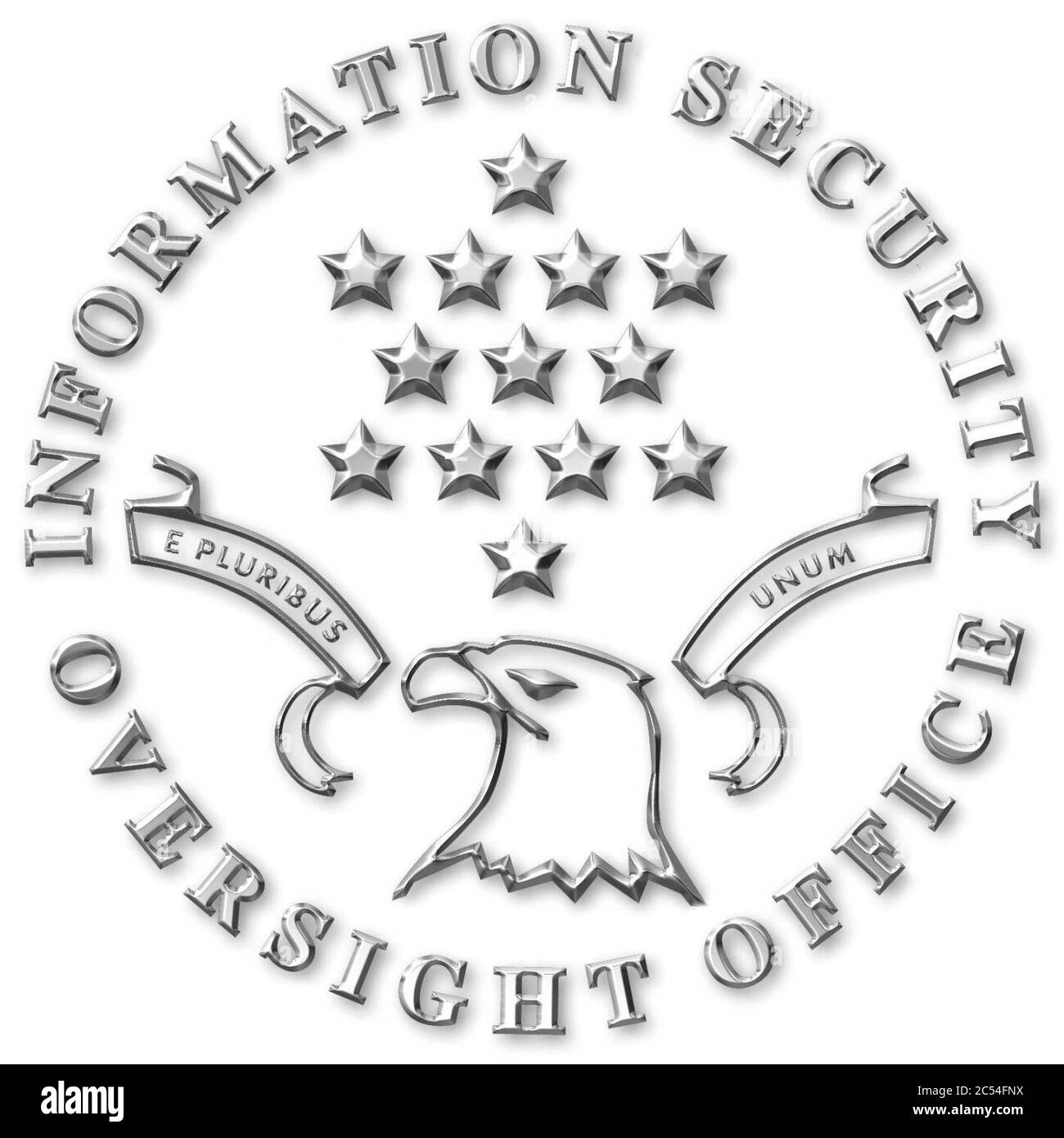 Sceau du Bureau de surveillance de la sécurité des informations. Banque D'Images