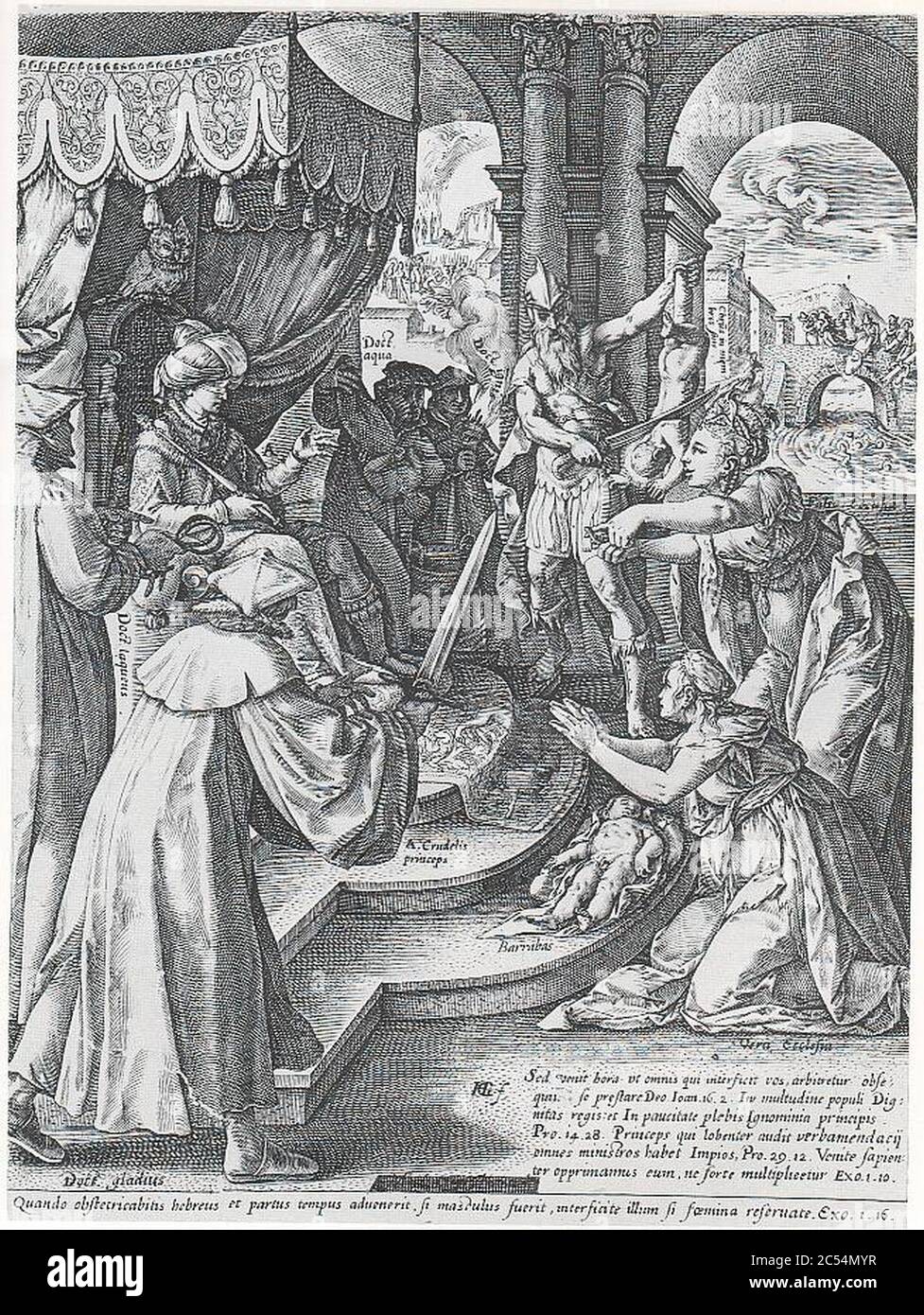 Inquisitie-Hendrick Goltzius. Banque D'Images