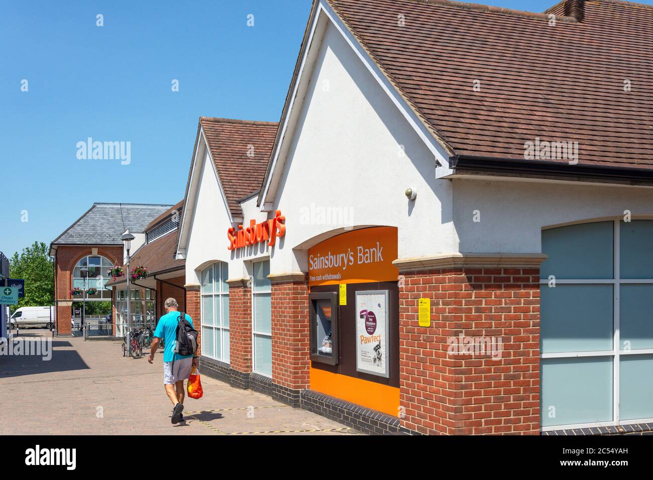Supermarché Sainsbury, Kings Park, Wantage, Oxfordshire, Angleterre, Royaume-Uni Banque D'Images