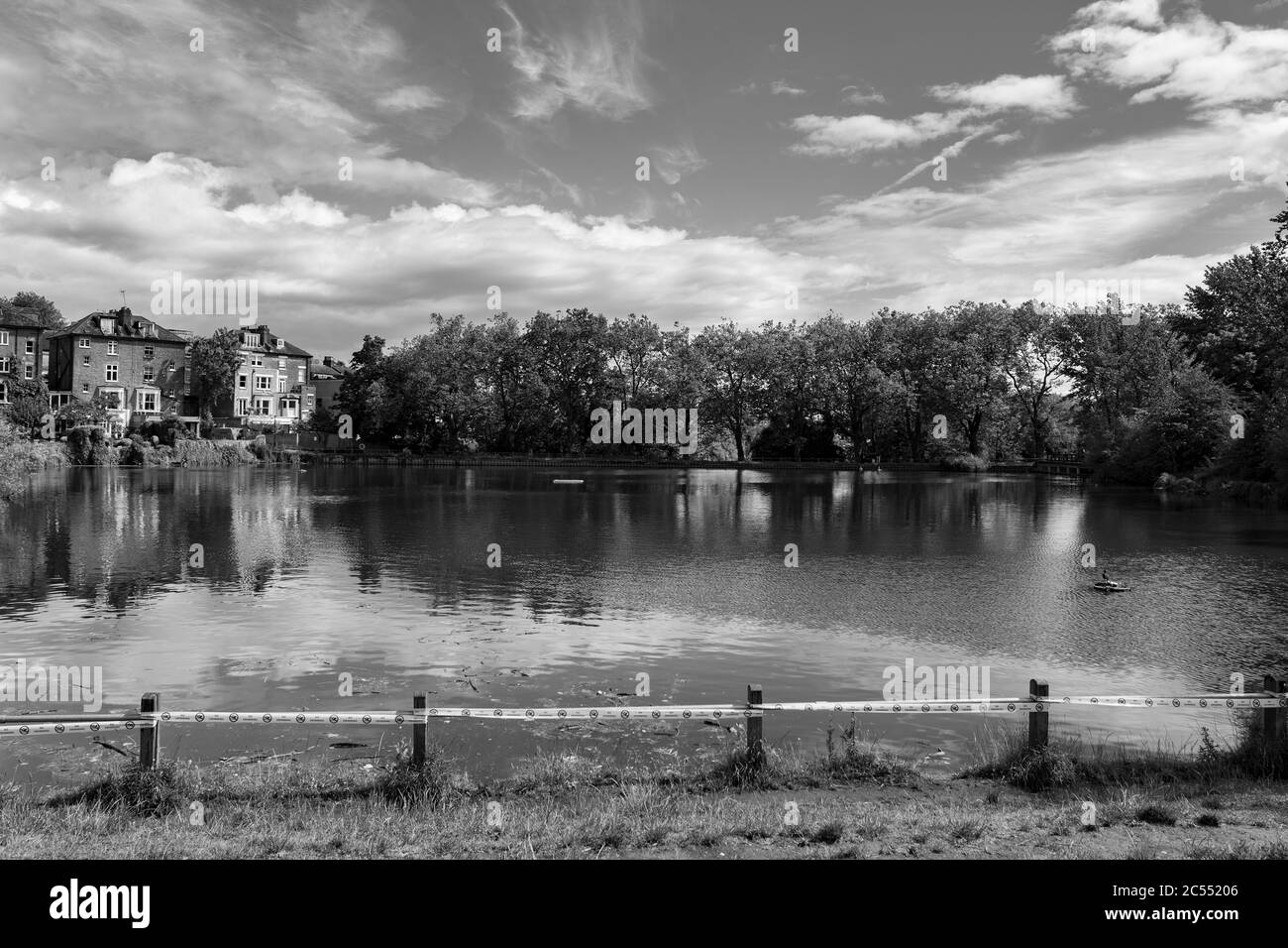 Étang de Hampstead Heath Banque D'Images