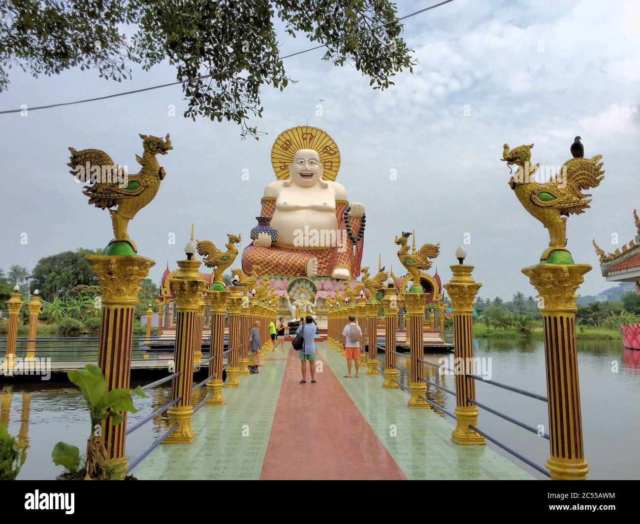 Bouddha temple à Koh Samui Thaïlande Banque D'Images