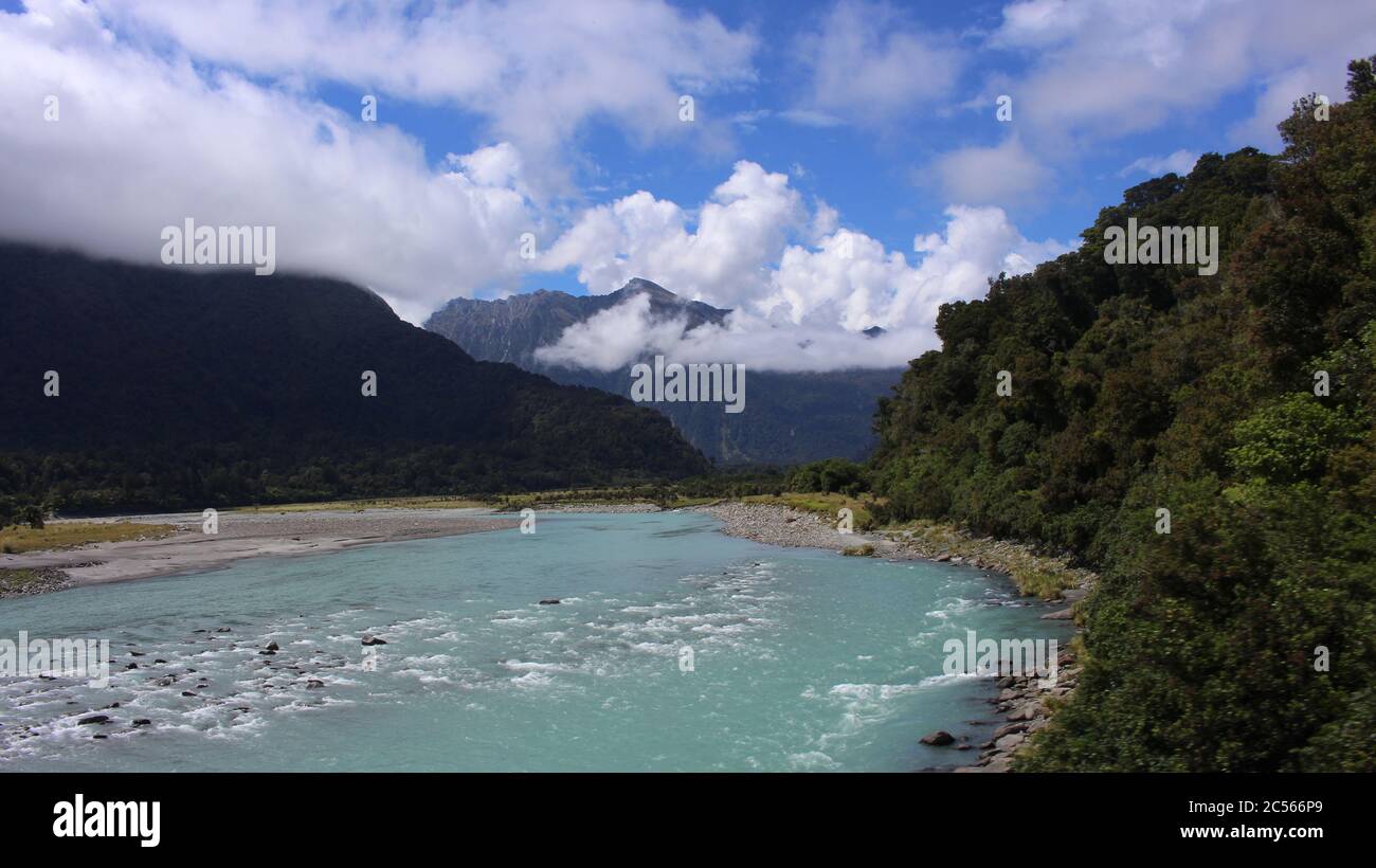 Magnifique paysage de Nouvelle-Zélande Banque D'Images