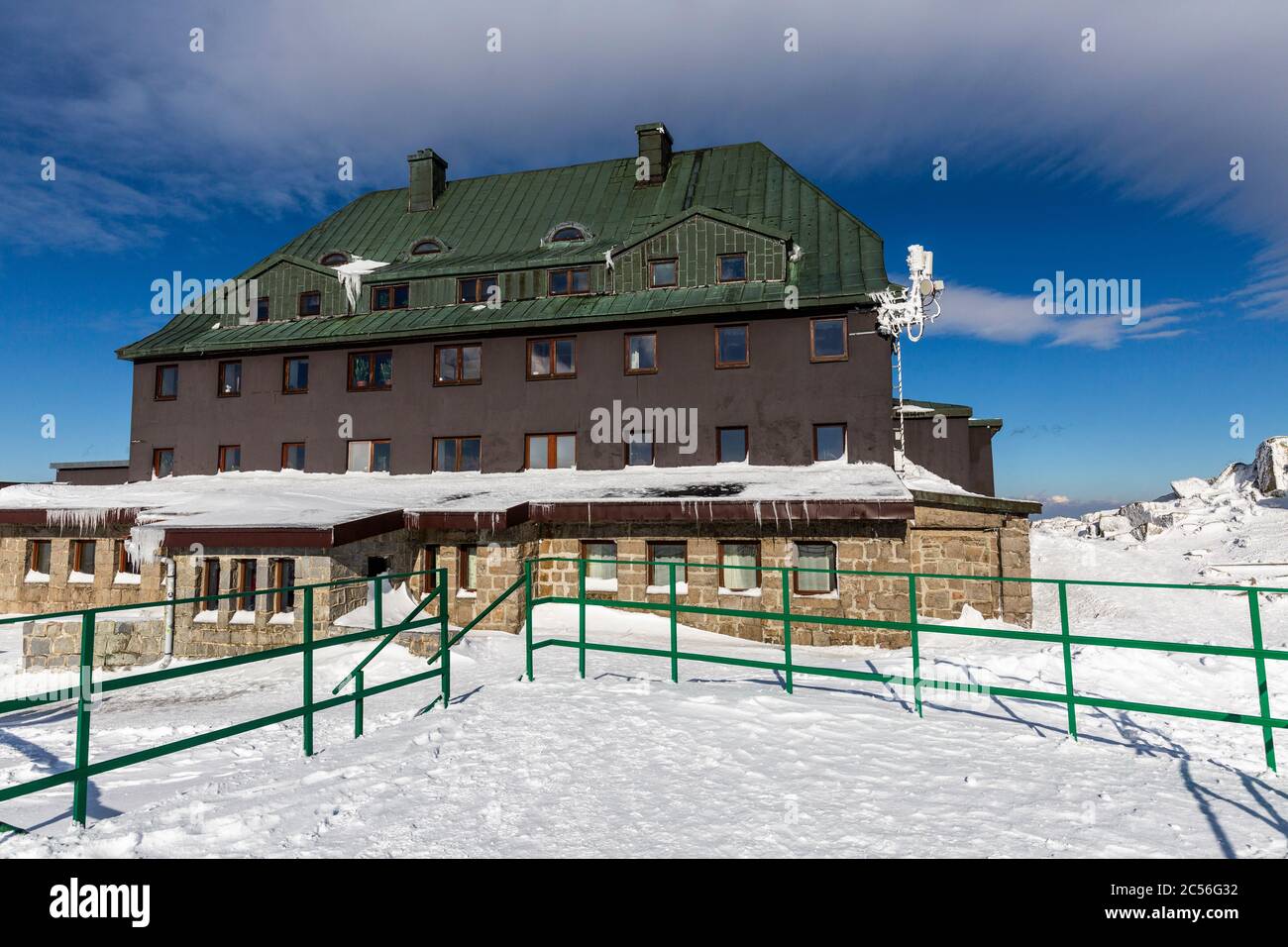 Europe, Pologne, Basse Silésie, montagnes géantes, Szrenica / Reifträger Banque D'Images