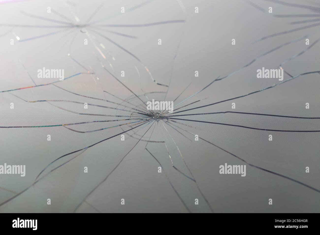 vue rapprochée de l'écran lcd cassé incliné avec un pixel visible grille et mise au point sélective Banque D'Images