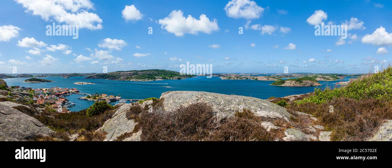 Archipel à Fjällbacka, Västergötland, Suède Banque D'Images