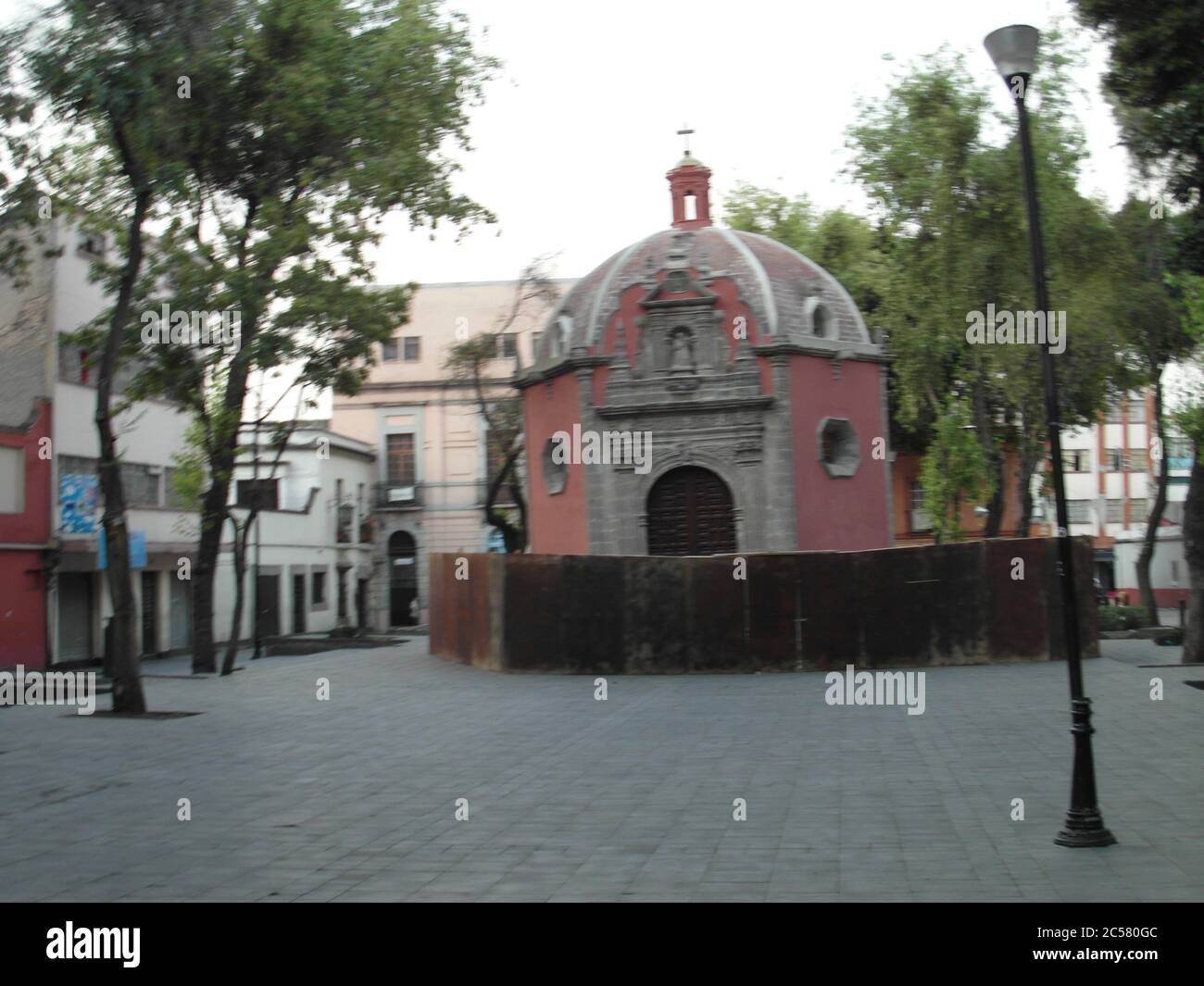 Mexico est vivant et très belle! Architecture inhabituelle de l'Amérique latine, motifs espagnols et rues merveilleuses. Aucun filtre Banque D'Images