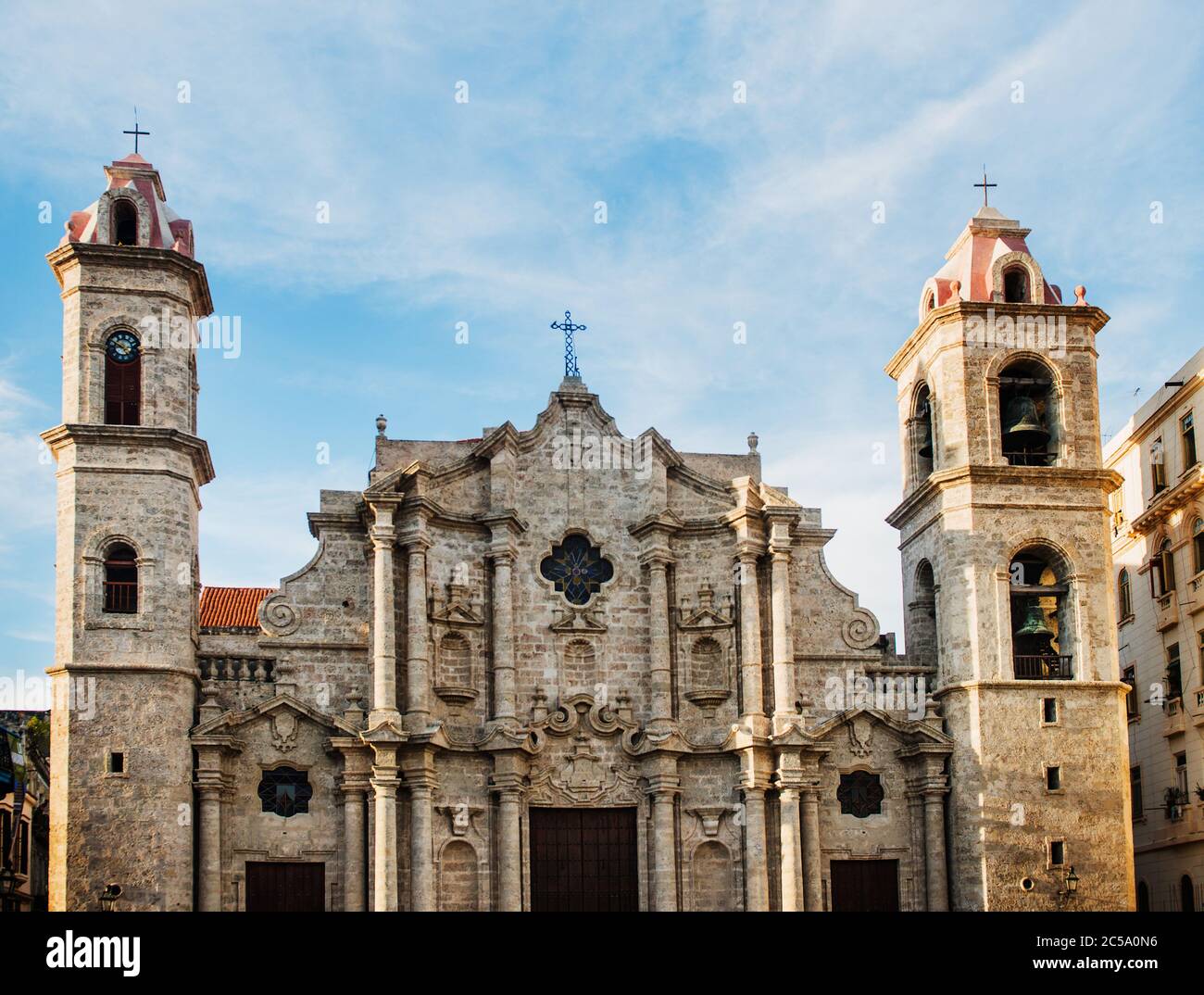 Cathédrale de la Havane, la Havane, Cuba, Amérique centrale Banque D'Images