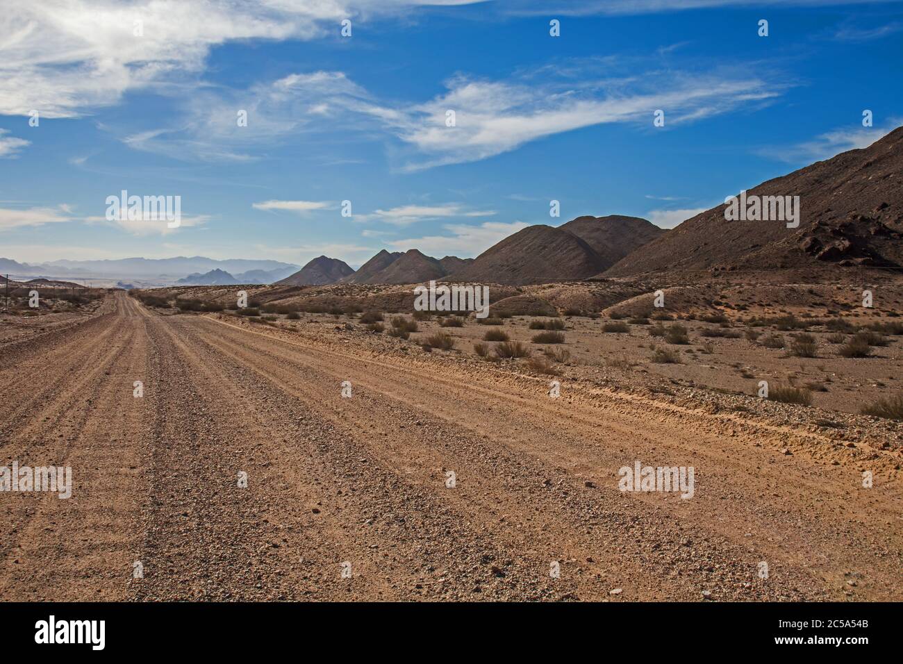 Scène de montagne du désert dans le parc national de Richtersveld 3809 Banque D'Images