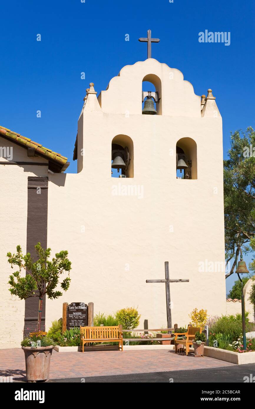 Ancienne mission Santa Ines, Solvang, comté de Santa Barbara, Californie centrale, États-Unis Banque D'Images