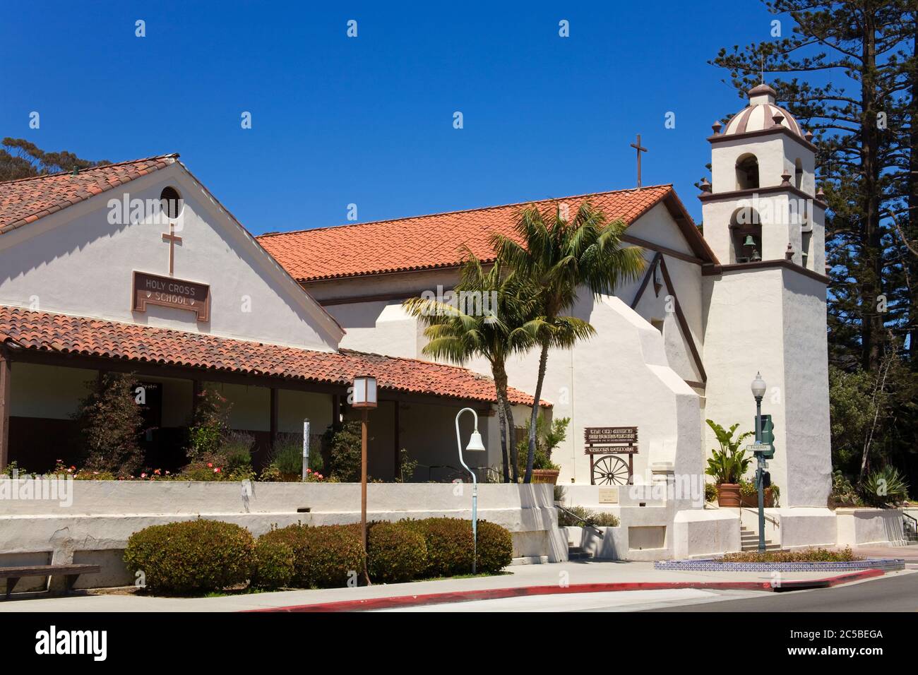 Mission San Buenaventura, comté de Ventura, Californie, États-Unis Banque D'Images