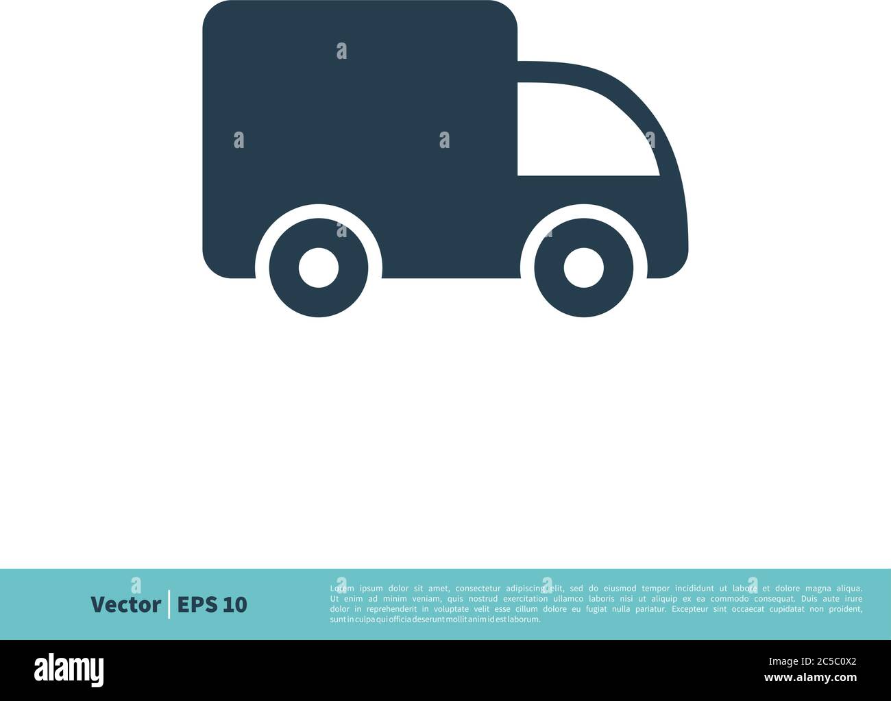 Trucking Service, Delivery Services Icon Vector logo Template Illustration Design. Vecteur EPS 10. Illustration de Vecteur
