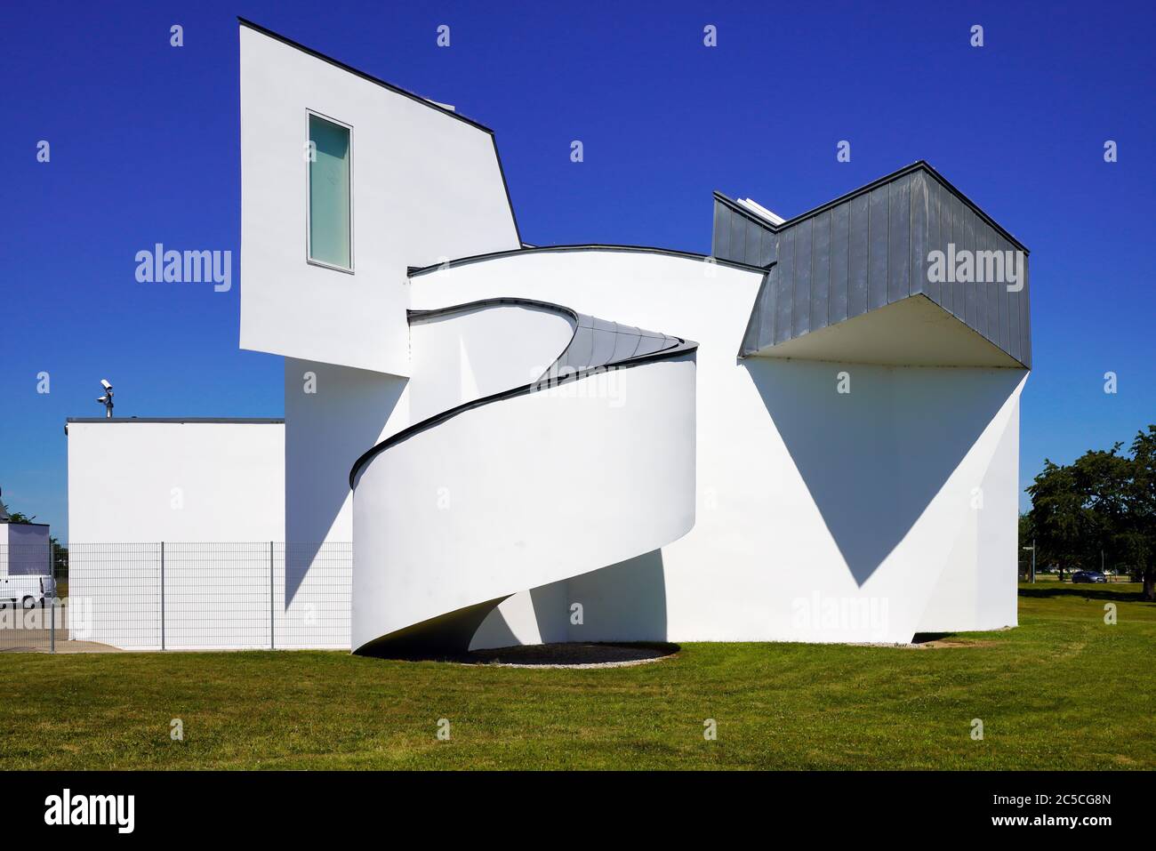 Vitra Vitra Design Museum de Park, l'architecte Frank O. Gehry, Weil am Rhein, Allemagne. Banque D'Images