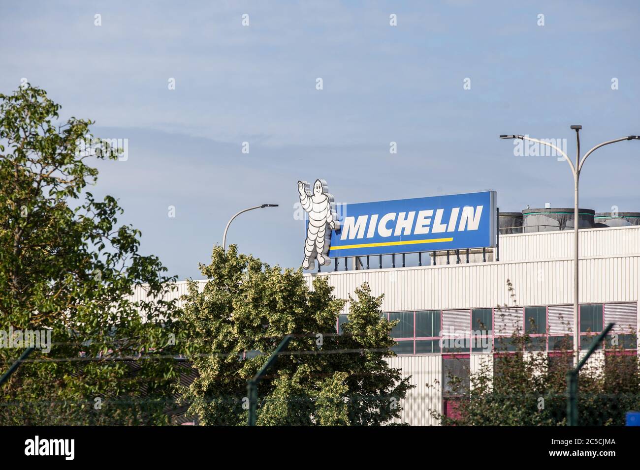 Hallstadt, Allemagne 30 juin 2020: Images symboliques - 2020 l'usine Michelin de Hallstadt près de Bamberg, vue extérieure, | utilisation dans le monde entier Banque D'Images