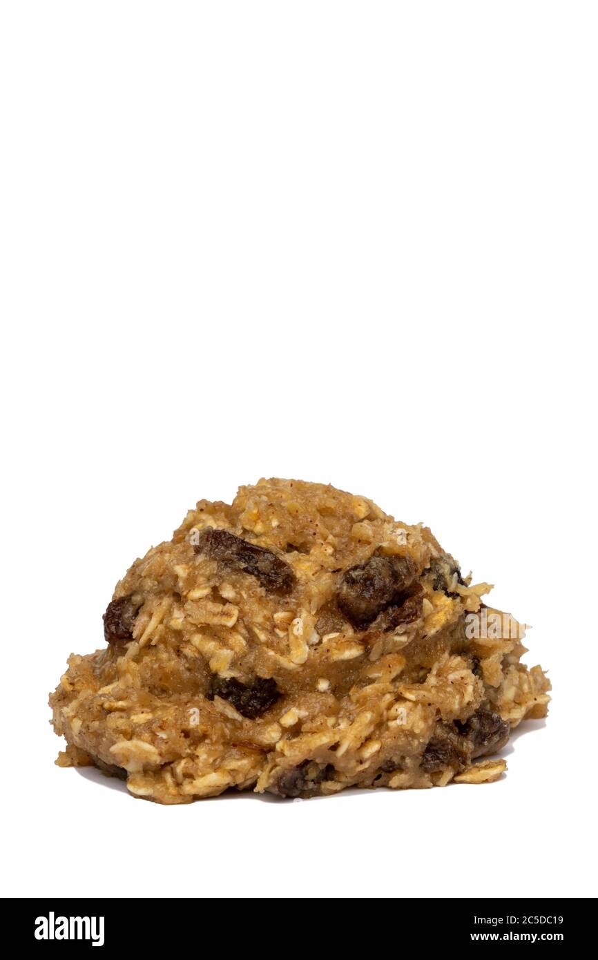 Boule de pâte à biscuit au gruau Banque D'Images