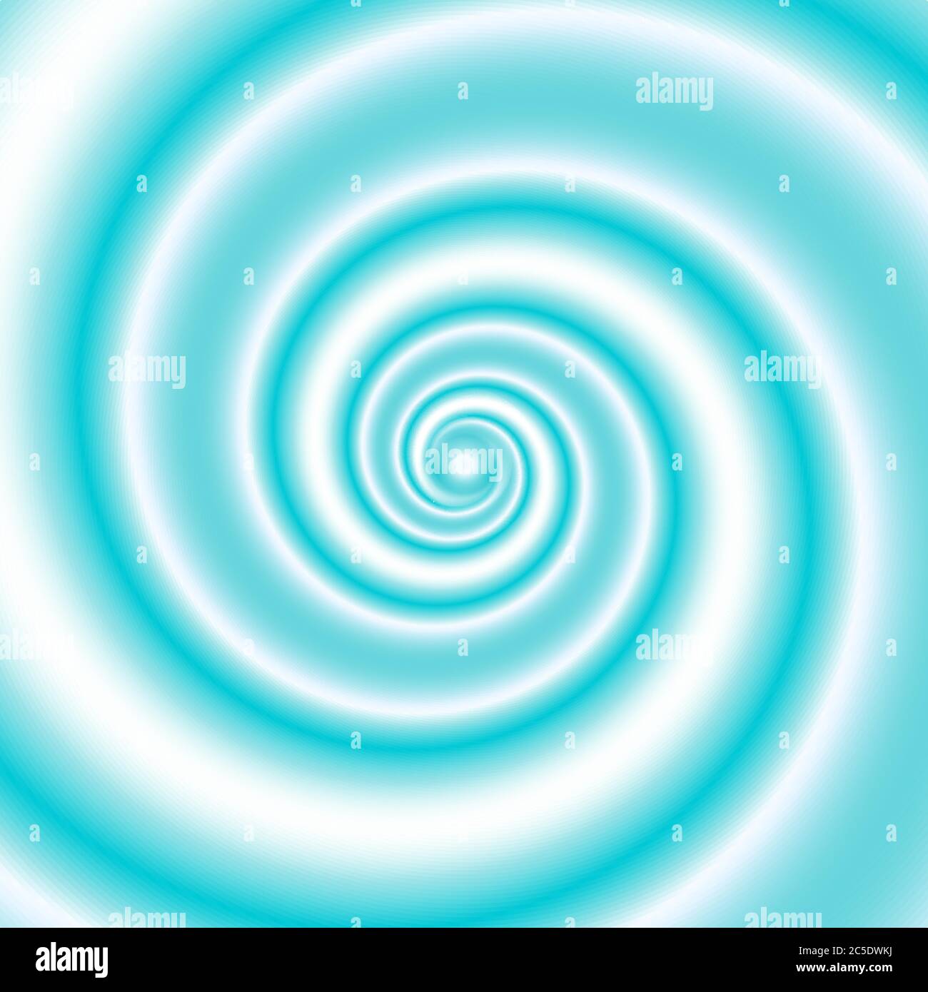Double tourbillon coloré - blanc et turquoise, vague de mer. Arrière-plan vectoriel abstrait. Illustration de Vecteur