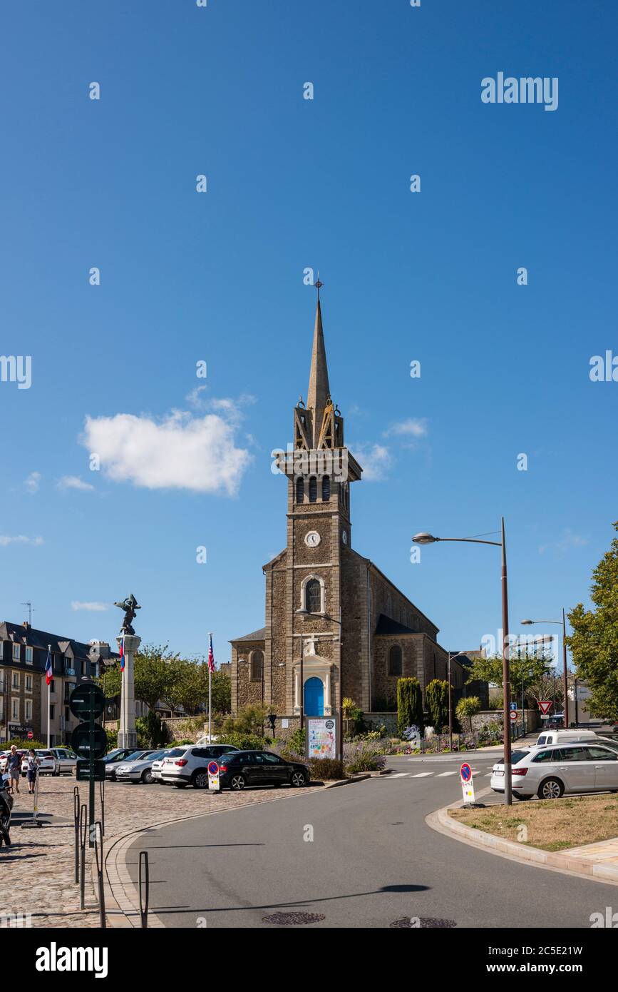 Notre Dame d'Emeraude de Dinard, Bretagne, France Banque D'Images