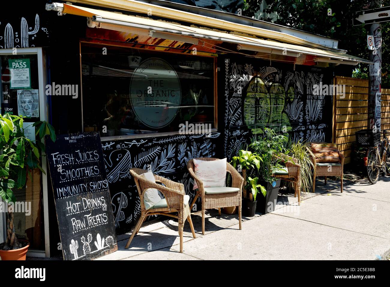 Restaurant dans le quartier du marché de Kensington. Toronto Ontario Canada Banque D'Images