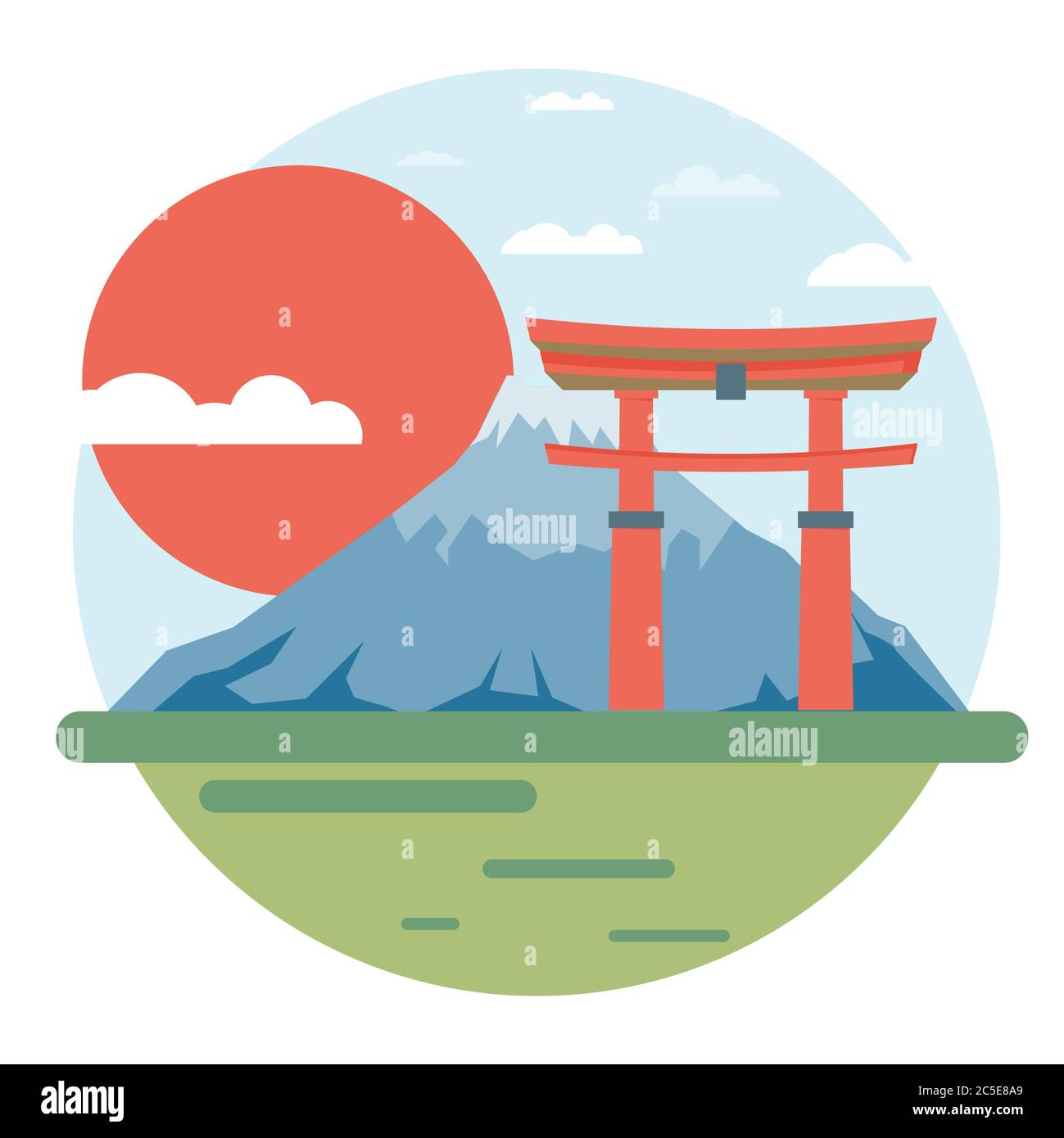 Japon conception plate repère illustration vecteur Illustration de Vecteur