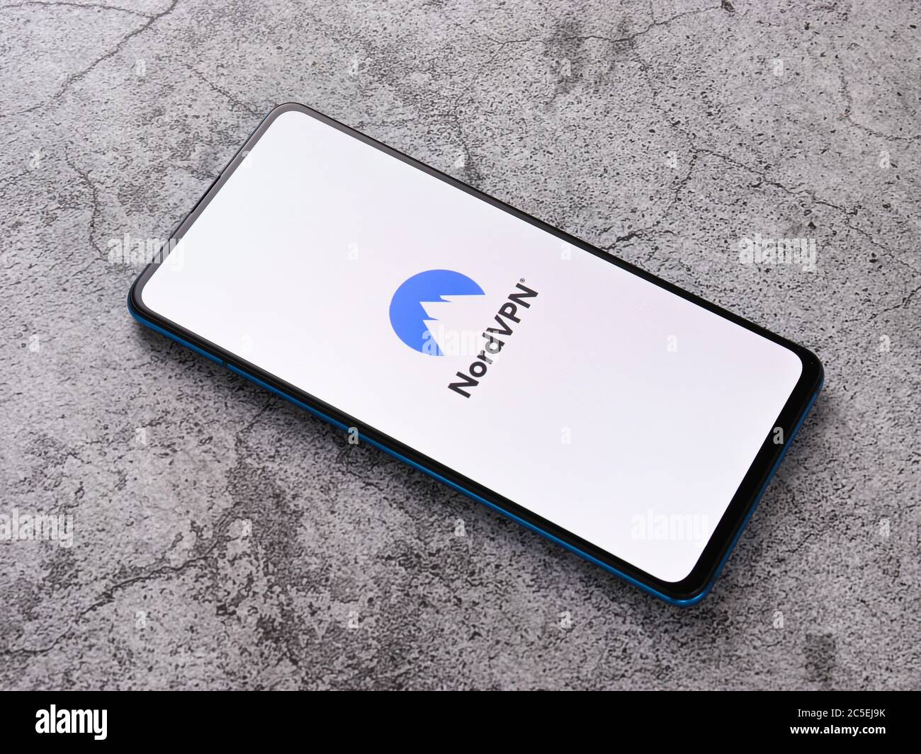 Assam, inde - 1 juillet 2020 : Nord vpn pour un Internet sûr et de qualité. Banque D'Images