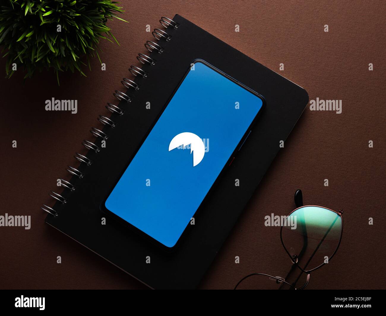 Assam, inde - 1 juillet 2020 : Nord vpn pour un Internet sûr et de qualité. Banque D'Images