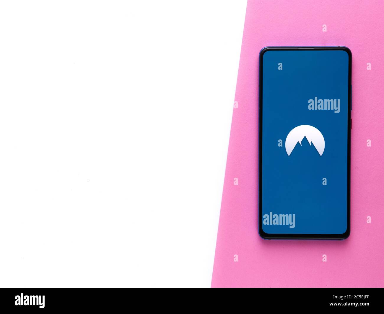 Assam, inde - 1 juillet 2020 : Nord vpn pour un Internet sûr et de qualité. Banque D'Images