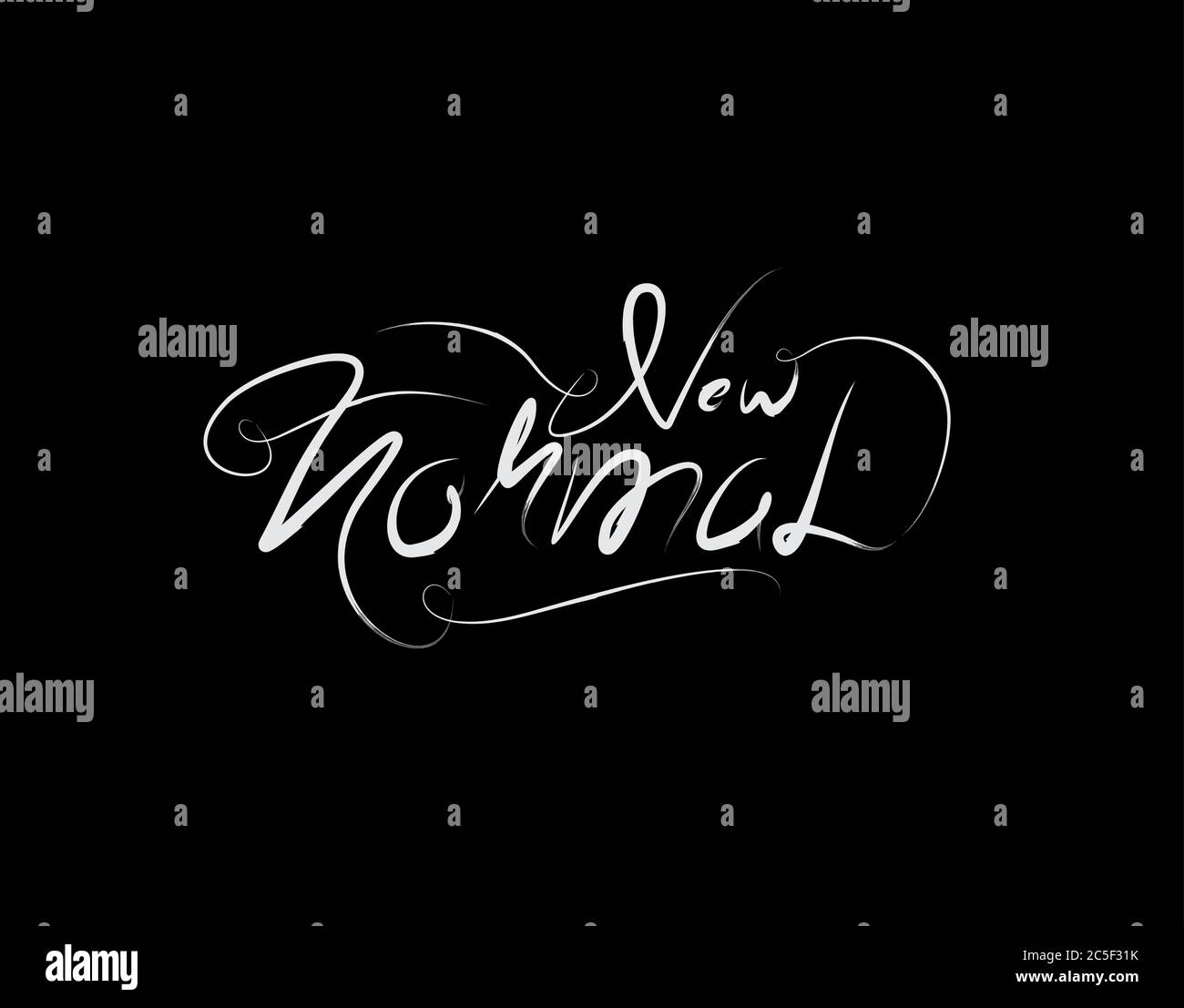Nouveau texte en lettrage normal sur fond noir dans l'illustration vectorielle Illustration de Vecteur Nouveau texte en lettrage normal sur fond noir dans l'illustration vectorielle Illustration de Vecteur
