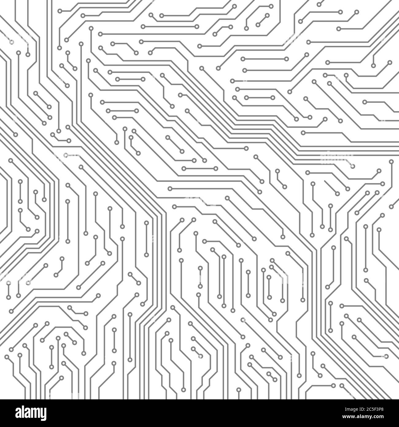 Circuit. Carte mère, technologie électronique à puce. Texture vectorielle de la ligne de la carte de circuits matériels Illustration de Vecteur