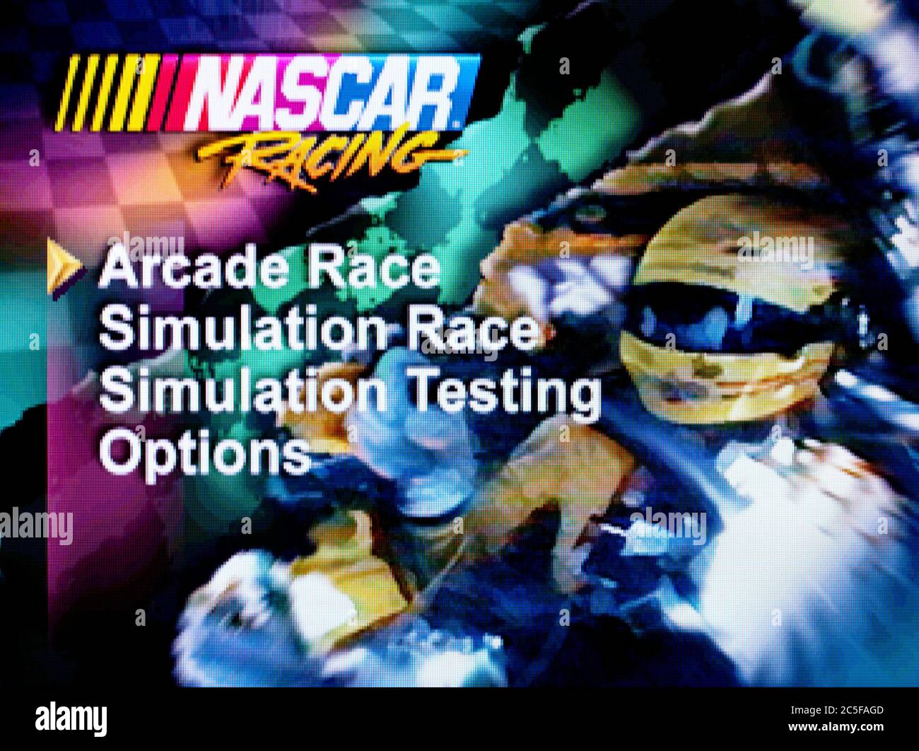 NASCAR Racing - Sony PlayStation 1 PS1 PSX - usage éditorial uniquement Banque D'Images