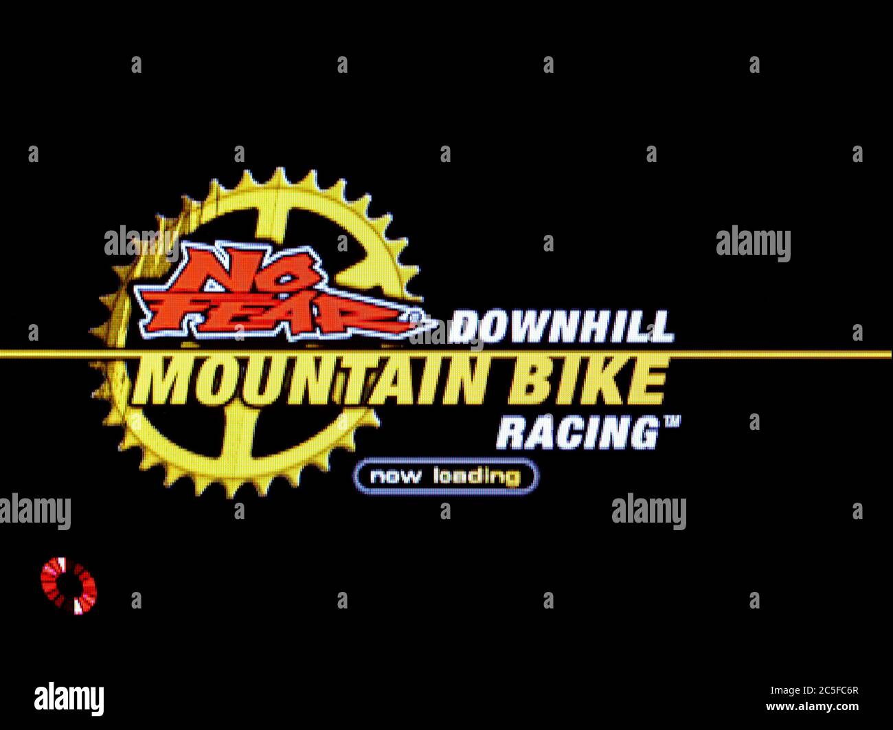 No Fear Downhill Mountain Bike Racing - Sony PlayStation 1 PS1 PSX - usage éditorial exclusif Banque D'Images