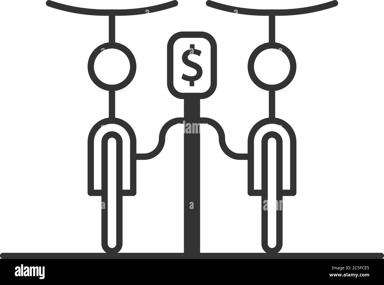 Station de location de vélos icône partage écologique de transport urbain illustration vecteur isolé sur fond blanc Illustration de Vecteur